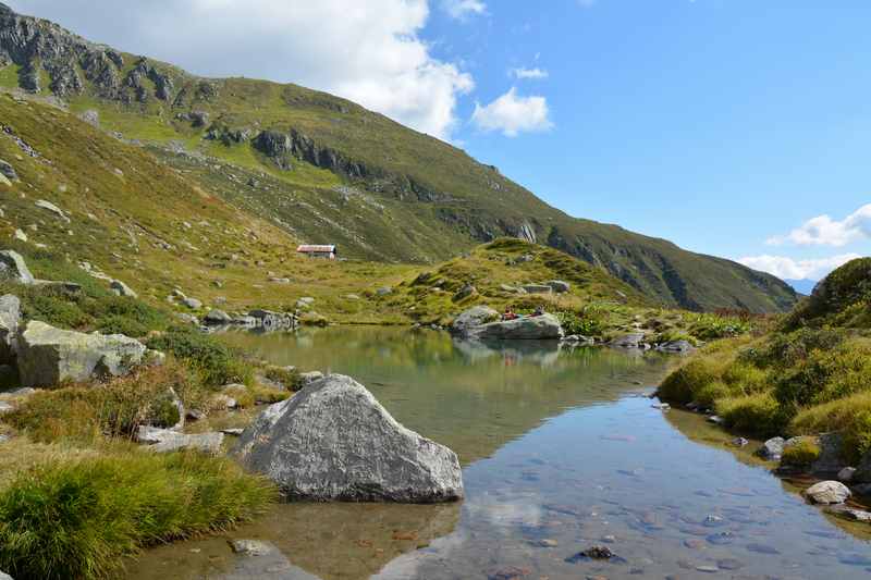 Zum Lag Serein wandern mit Kindern in Graubünden