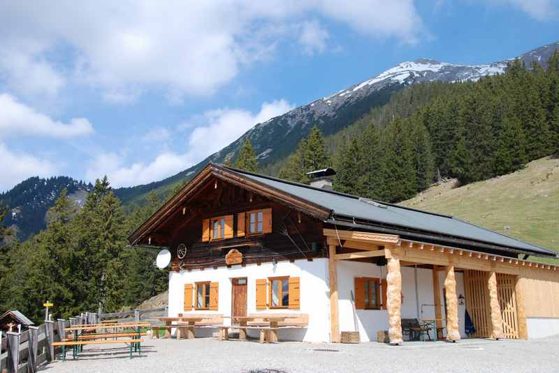 Auf die Lermooser Alm wandern mit Kindern in Tirol, Zugspitzarena