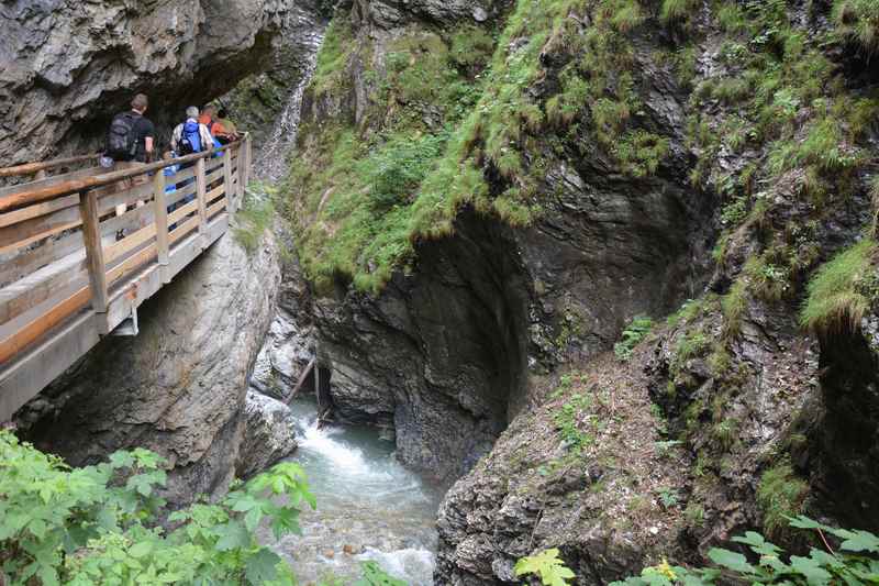 Eine der bekanntesten Klammen im Salzburger Land: Die Liechtensteinklamm