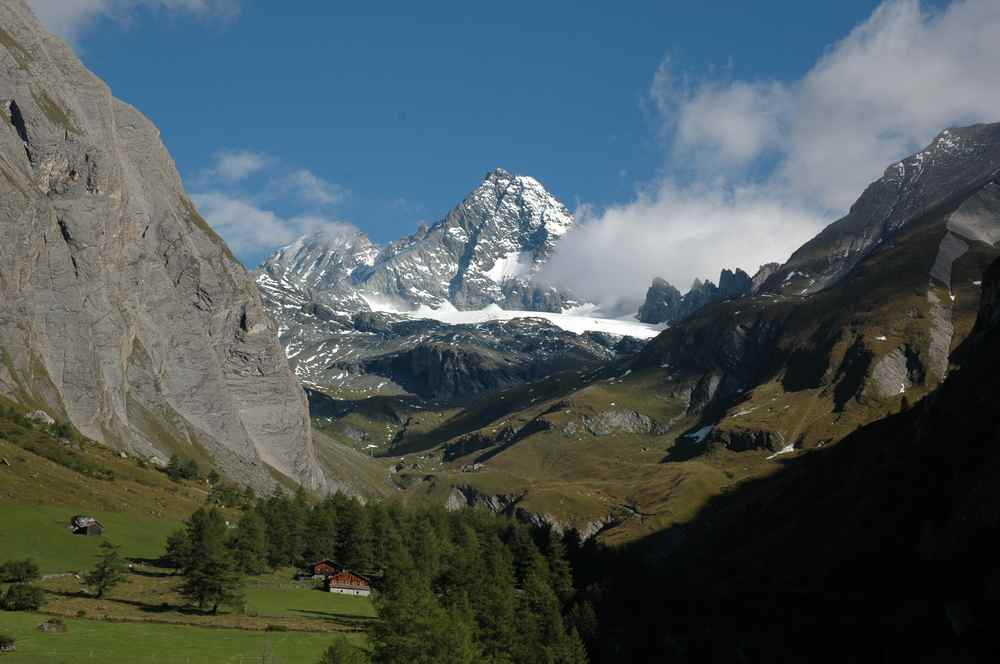 Diesen Blick wollten wir bei unserem Wanderurlaub in Osttirol den Kindern zeigen - auf den Großglockner zwischen Lucknerhaus und Lucknerhütte, Foto: Osttirol Tourismus