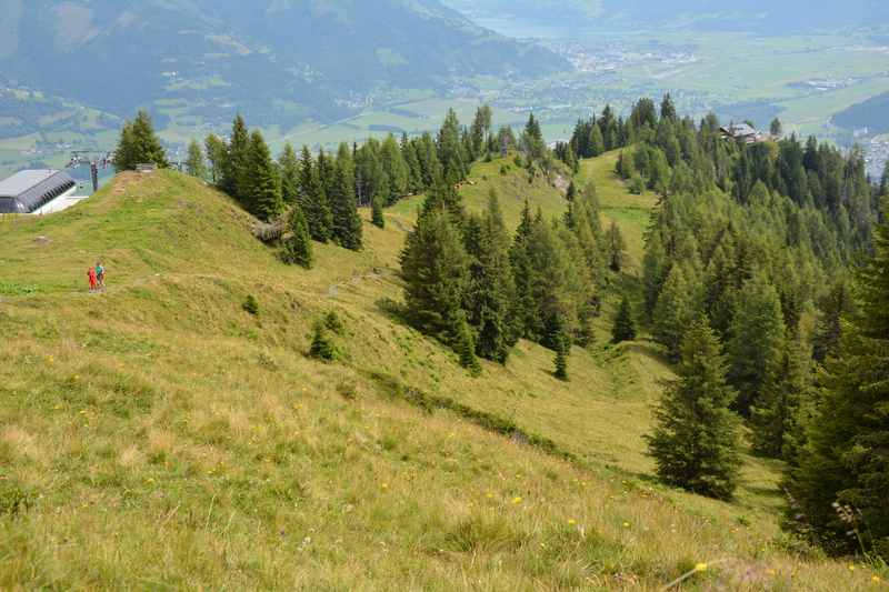 Der Maiskogel - von Kaprun mit der Bergbahn hinauf zum wandern