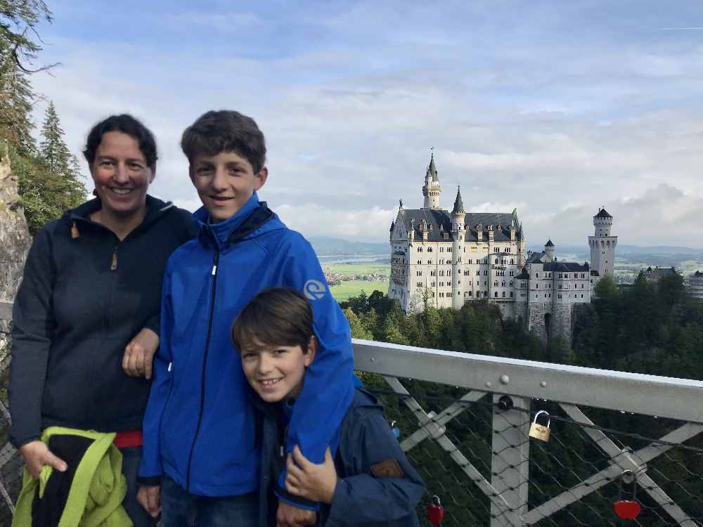 Der Platz für das Erinnerungsfoto an Schloss Neuschwanstein: Die Marienbrücke