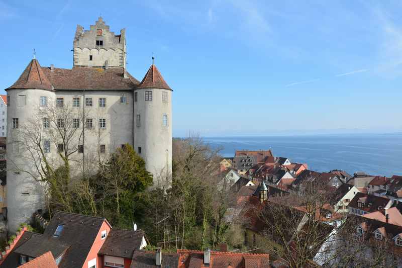Burg Meersburg - direkt am Bodensee gelegen