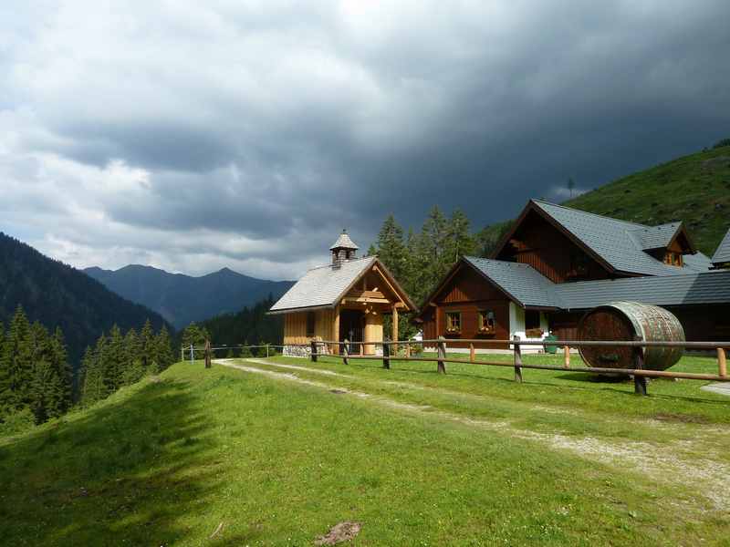 Zur Mörsbachhütte wandern mit Kindern in der Steiermark