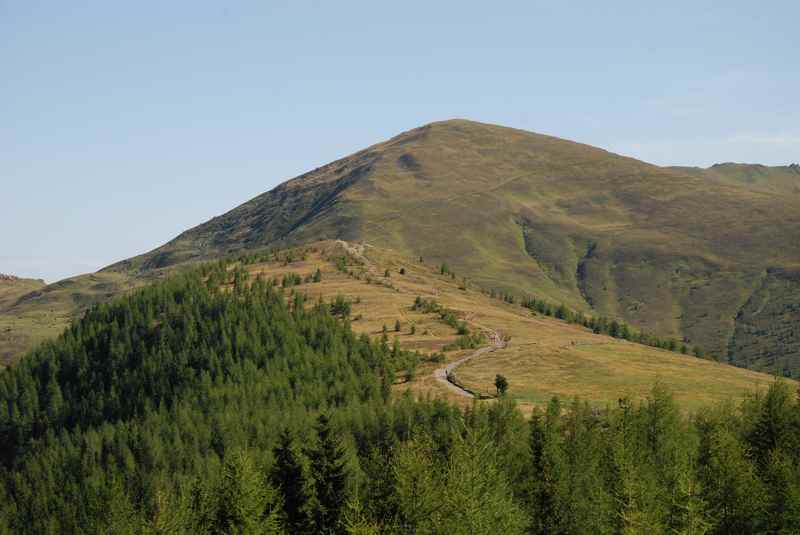 Bad Kleinkirchheim wandern mit Kindern: Im Nationalpark Nockberge wandern mit Kindern - der Gipfel ist der Mallnock