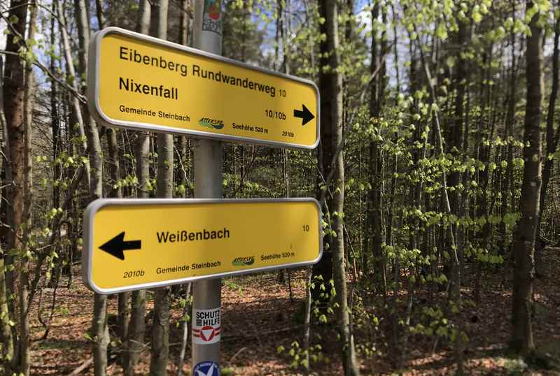 Die Familienwanderung ist gut beschildert.