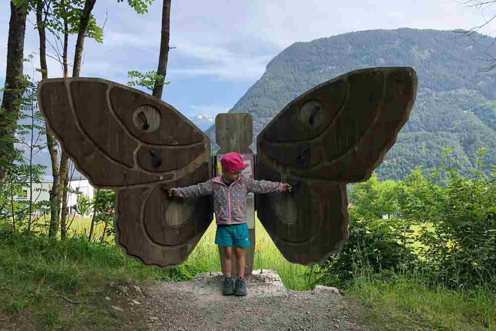 Der Spielplatz mit Wanderung im Ötztal - Waldspielplatz in Sautens