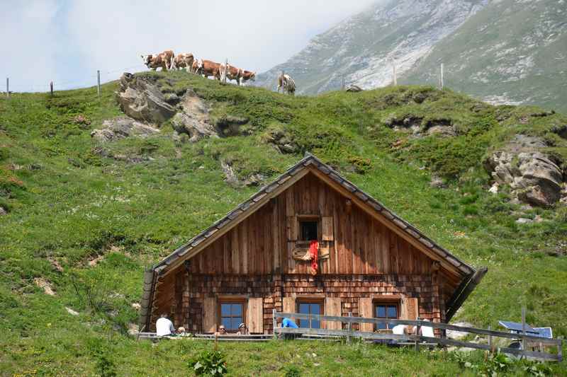 Die Ochsenhütte im hinteren Pöllatal