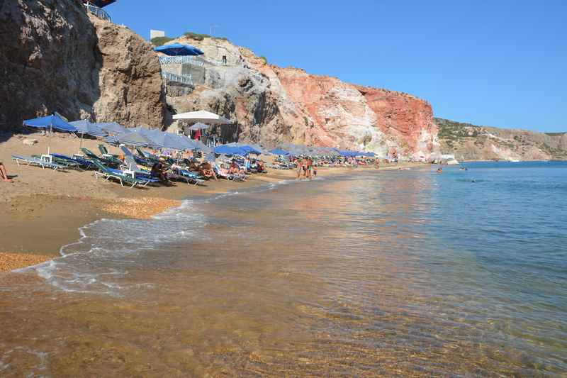 Der Paliochori Strand kann kochen - man sieht ihm die Erdwärme nicht an