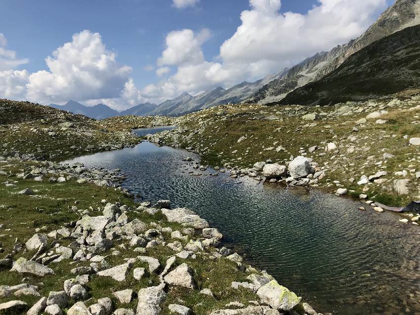 Das sind die Bergseen auf dem Weg zum Pfitscherjochhaus