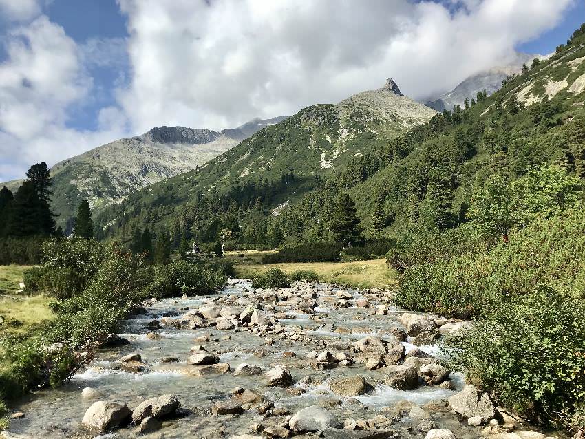 So schön ist der Zemmbach beim Schlegeisspeicher, Zillertal