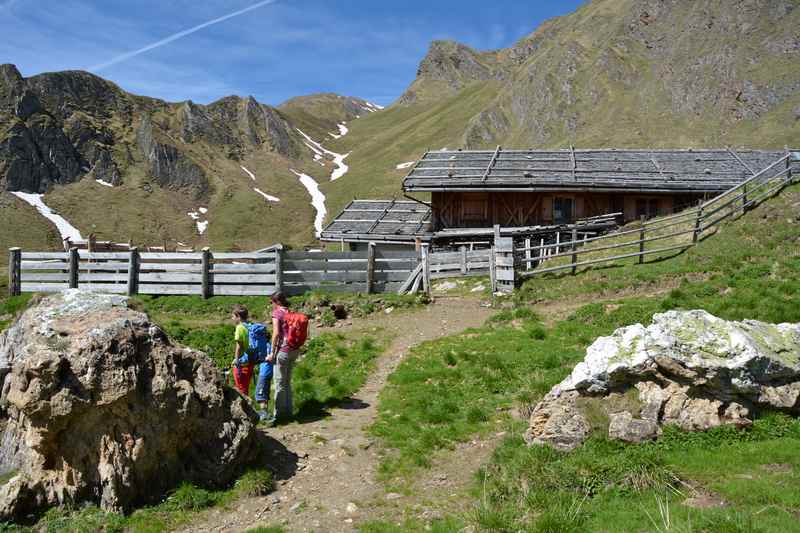 In den Pfunderer Bergen wandern mit Kindern