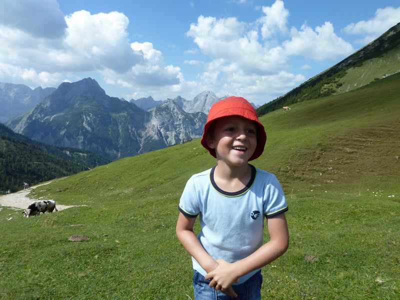Vom Achensee zur Plumsjochhütte wandern mit Kindern