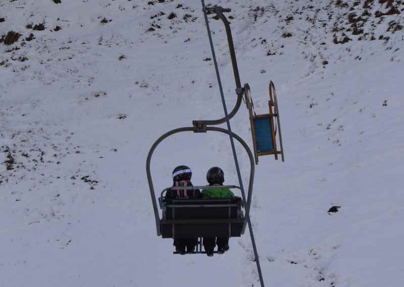 Rauris Rodeln - Rodelbahn mit Lift - ohne Strapazen zum Einstieg der Rodelbahn am Kreuzboden 