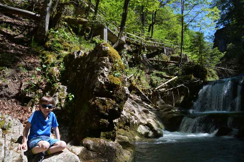 Wasserfall Tegernsee - ein tolles Ausflugsziel mit Kindern