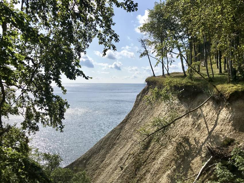 Für uns der schönste Strand in Rügen: Bei den Kreidefelsen