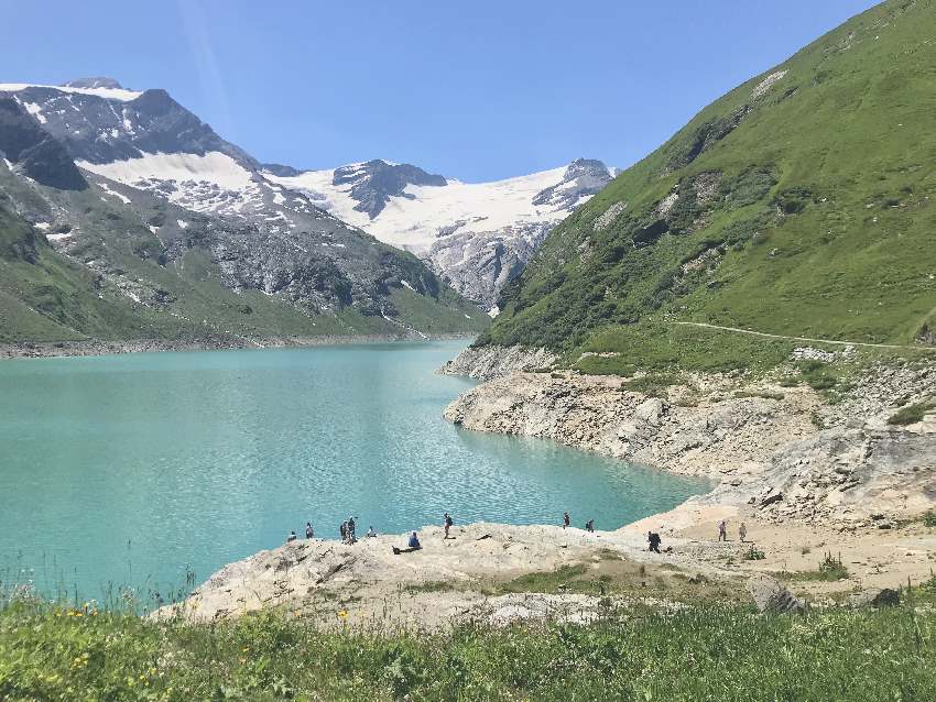 Wandern mit Kindern Salzburger Land: Der Mooserboden. Der höchstgelegene der Kaprun Stauseen