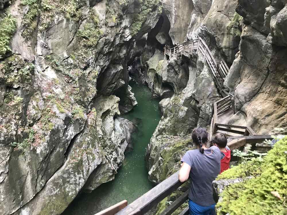 Schlechtwetterprogramm Salzburger Land: Durch eine der Klammen wandern