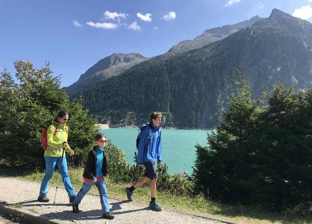 Und dann vom Schlegeis Speicher hinauf zur Olperer Hütte