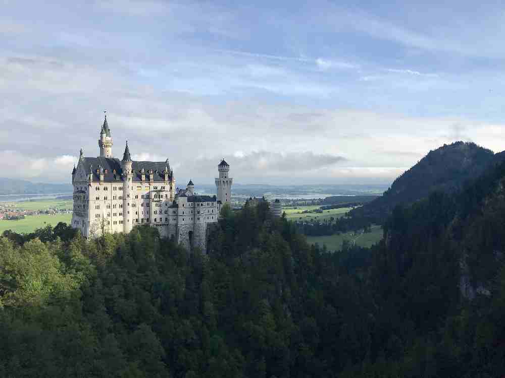 In Füssen wandern mit Kinderwagen - sogar bis zum Schloss Neuschwanstein!