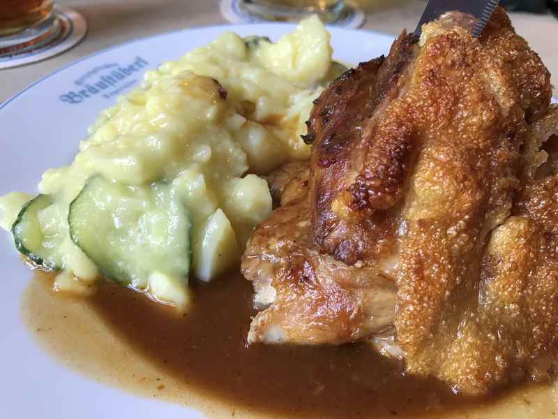 Bräustüberl Tegernsee: Er schmeckt sehr gut zur Schweinshaxe 