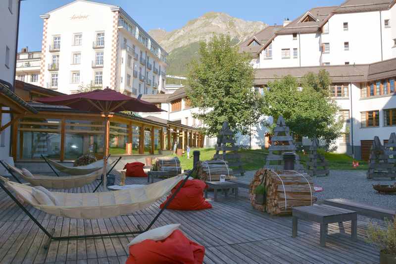 Sehr stylisch und zugleich gemütlich:  Familienhotel Schweizerhof Lenzerheide 