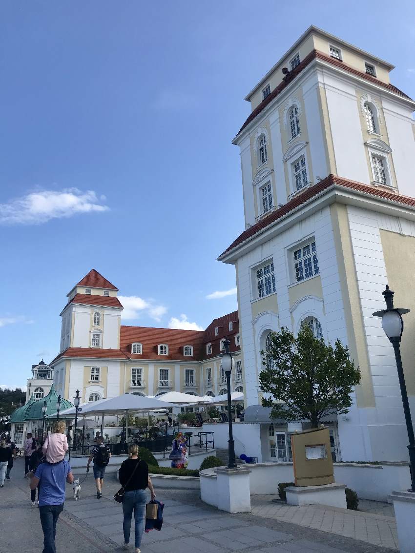 Die herrschaftlichen Türme bei der Seebrücke Binz