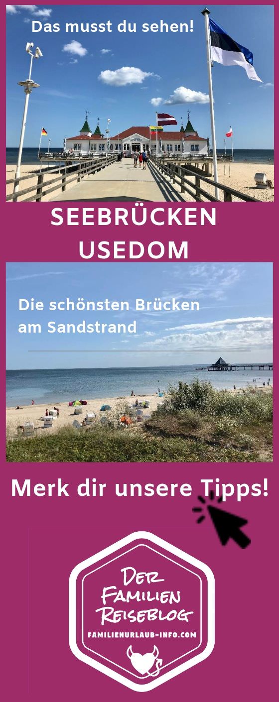 Merk dir unsere Tipps für die Seebrücken Usedom - mit diesem Pin auf Pinterest!