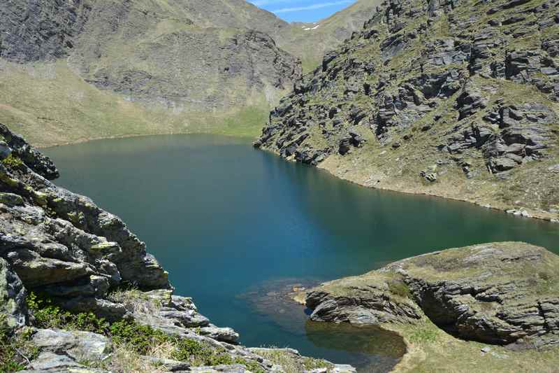 Auf der anderen Seite der saubere und saukalte große Seefeldsee