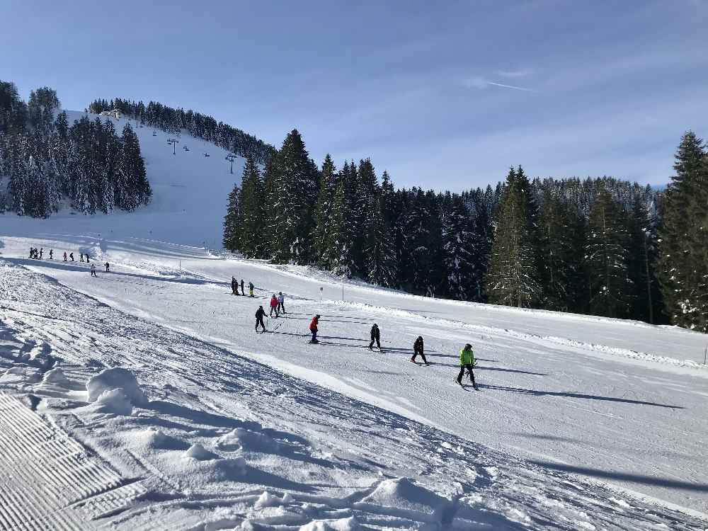 Steibis Skigebiet - gute Pisten für Kinder