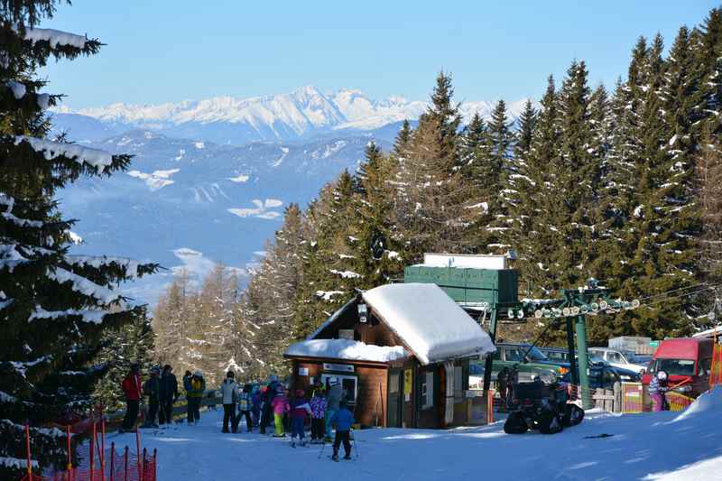 Die Talstation des Skilift direkt neben der Tonnerhütte 