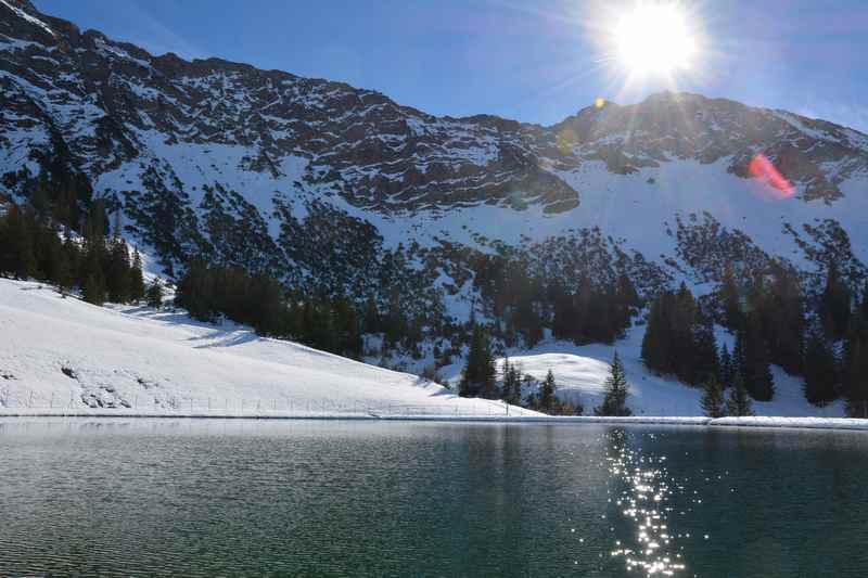  Der Speichersee bei der Wiedhagalpe in Oberjoch 