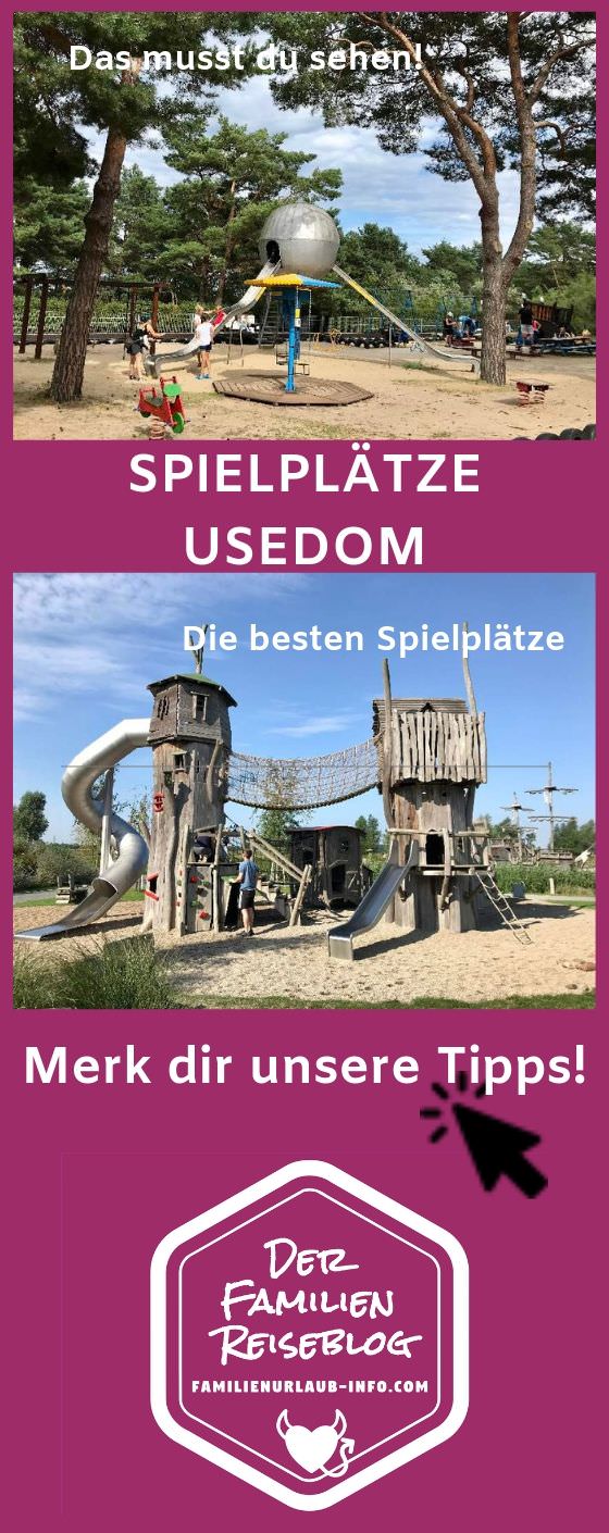 Merk dir diesen Pin der schönsten Spielplätze Usedom - für deinen nächsten Familienurlaub Ostsee!