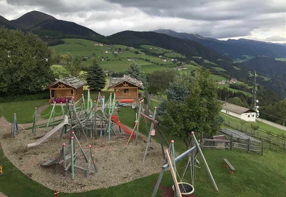 Der Spielplatz im Alpenhof Meransen
