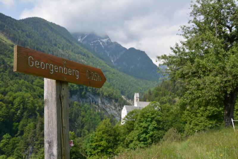 Von Stans nach St. Georgenberg wandern mit Kindern