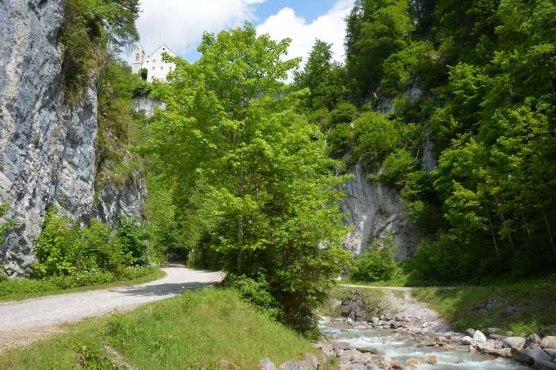 Nach St. Georgenberg wandern mit Kinderwagen