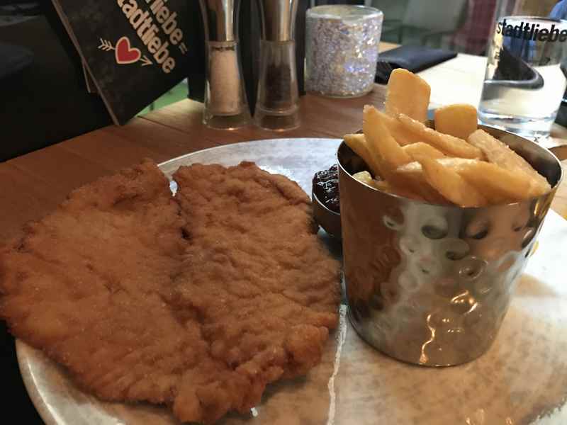 Das mag unser Großer gerne: Ein Wiener Schnitzel