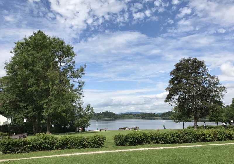 Das letzte Stück der Runde am Staffelsee wandern mit Kindern 