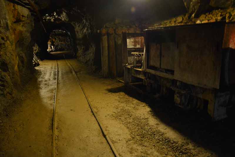 So schauen die Stollen im Bergwerk Schneeberg aus