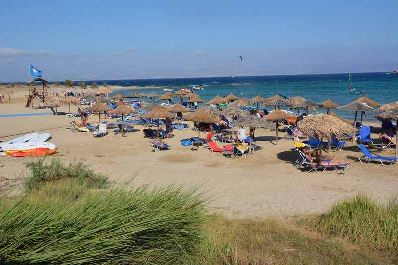 Familienurlaub am Strand mit Kindern in Griechenland