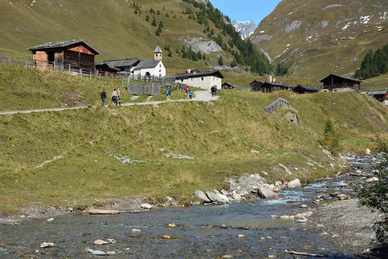 Die Fane Alm - das Ziel der Milchweg Familienwanderung in Südtirol