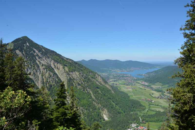 Das letzte Mal in diesem Familienurlaub: Auf die Bodenalm wandern mit Kindern und den Tegernsee von oben sehen