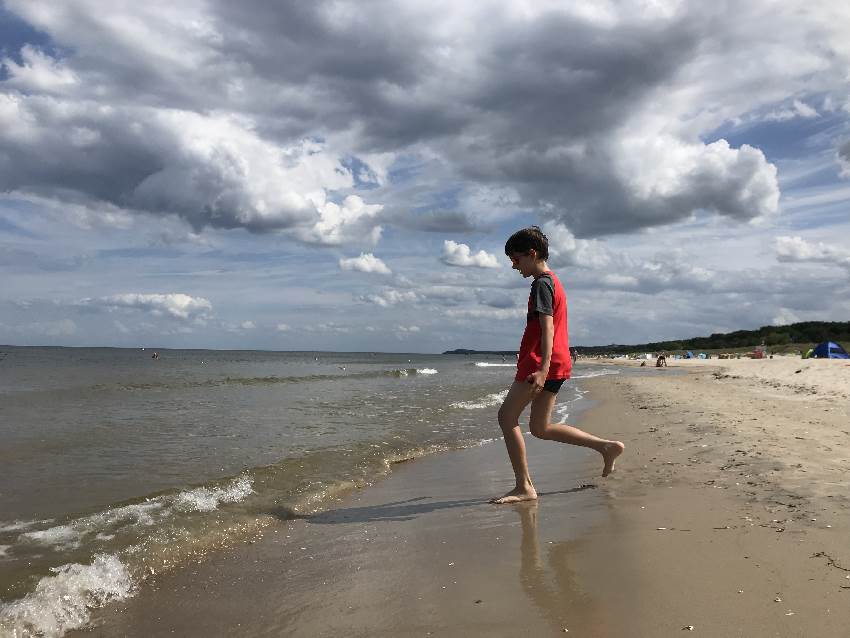 Strandurlaub Ostsee - kilometerlanger Sandstrand in Usedom mit Kindern