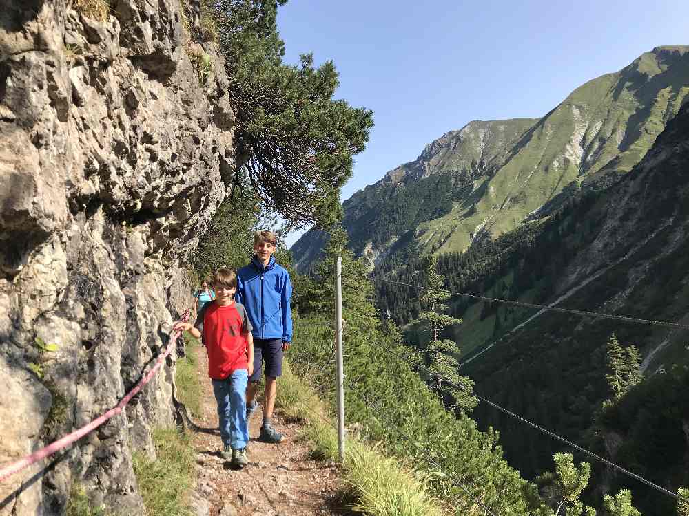 Wandern mit Kindern Vorarlberg? - im Kleinwalsertal haben wir schöne Familienwanderungen gefunden