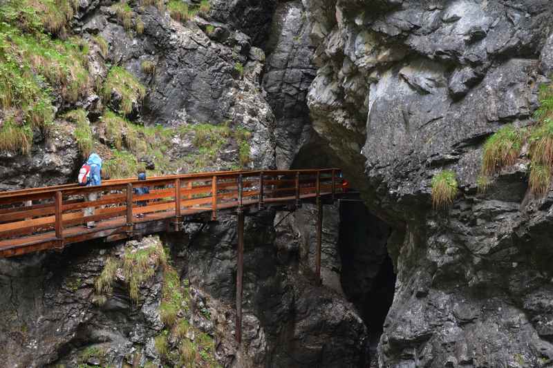 Kleine Klamm in Salzburg: Die Vorderkaserklamm im Saalachtal