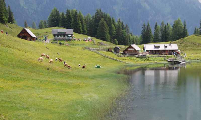  Wandern mit Kindern in der Steiermark, hier bei Schladming zum Duisitzkarsee