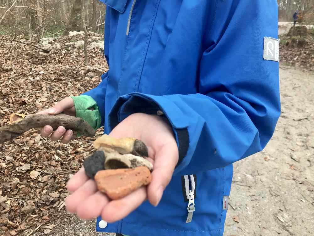 Wanderung am Starnberer See mit Kindern - und "Schätze" sammeln