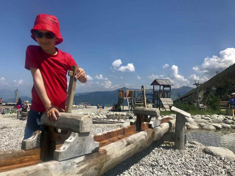 Wasserspielplatz am Spieljoch im Zillertal