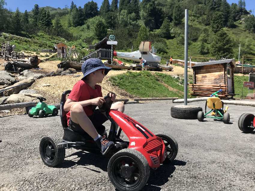 Spielplatz nach der Familienwanderung Tirol