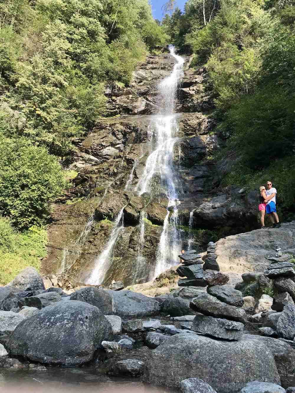 Schleierwasserfall in Hart - der größte Wasserfall im Zillertal